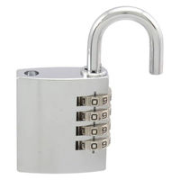 ハイロジック ダイヤル錠 お好きな番号に変更できる 屋外でも使える 4段文字合わせ GS-813 1パック 00072813-001（わけあり品）