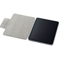 iPad Air 10.9インチ ケース レザー 手帳 フラップ 薄型 抗菌 ブラック TBWA20MWVPFBK エレコム 1個（わけあり品）