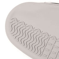 【LAKOLE/ラコレ】 ZIPレインシューズカバー M グレー（わけあり品）