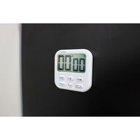 ドリテック 時計付　大画面タイマー　シャボン6　ホワイト　T-615WT　キッチンタイマー　デジタル 1個（わけあり品）