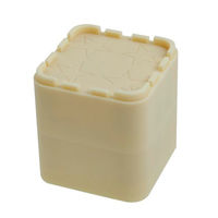 星朋商工 洗濯機かさ上げ台 100mmX100mmX57mm AHK-100 1セット(2セット)（わけあり品）