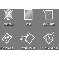 サンワサプライ Apple 第7世代iPad10.2インチ用液晶保護指紋防止光沢フィルム LCD-IPAD12KFP 1枚（わけあり品）