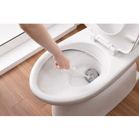 サンコー トイレブラシ 単品 DX 抗菌 サトミツ棒 1個 傷つきにくい 水だけで汚れが落とせる びっくりフレッシュ  BA-62