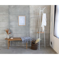 ICHIBA タワーハンガー 幅390×奥行380×高さ1770ｍｍ アイボリー H-3828IV 1台（直送品）