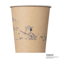 サンナップ 未晒し紙コップ スヌーピー 150ml（5オンス） 1セット（50個：25個入×2袋） オリジナル