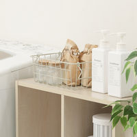 不二貿易 スタッキングワイヤーバスケット WH 26x18x10 26688 1個