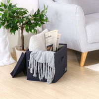 不二貿易 LB デニム調インナーボックス 蓋付 67310 1個