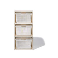 Like-it（ライクイット）吉川国工業所 バスケットＳ Naナチュラル SCBー3_Na 1セット（5個）