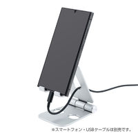 ナカバヤシ タブレット・スマホ対応　アルミスタンド　シルバー SSTー20SL 1個