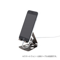 ナカバヤシ タブレット・スマホ対応　アルミスタンド　ミニ　ブラウン SSTー21BR 1個