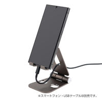 ナカバヤシ タブレット・スマホ対応　アルミスタンド　ブラウン SSTー20BR 1個