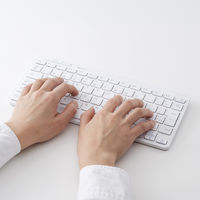 ナカバヤシ 2.4GHz＋Bluetooth　デュアルワイヤレスキーボード　ホワイト FKBーD248W 1個