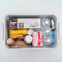 JEJアステージ　パッキン付頑丈ボックス640　ライトグレー　　1個