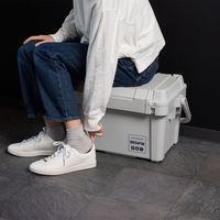 JEJアステージ　パッキン付頑丈ボックス500　ライトグレー　　1個