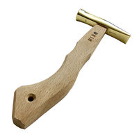 金井産業 板金ハンマー ステン武力屋 角蛇曲ショート ゴールド 21 250mm 1本（直送品）