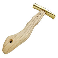 金井産業 板金ハンマー ステン武力屋 蛇曲ショート ゴールド 21 250mm 1本（直送品）