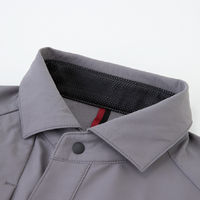 コーコス信岡 ストレッチ長袖シャツ 3L チャコール A-7068 1着（直送品）