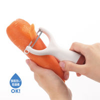 曙産業 ピーラー 立つ レッド まいにちシリーズ CHー2133 1個