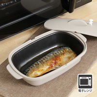 イシガキ 電子レンジ調理器 0.85L グレージュ BAKE 4621 1個