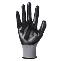 「現場のチカラ」川西工業 ニトリル背抜き手袋 グレー L 1セット（10双×3袋） オリジナル