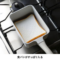 シービージャパン Supot 深型四角フライパン 13×18cm グレー 4573306873488 1個