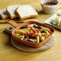 シービージャパン コパン グリルプレート角型18×18cm テラコッタ 4573306873457 1個