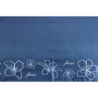 アテイン 晴雨兼用ミニ ラインアートフラワー ネイビー 6694NV 1セット(3本)（直送品）