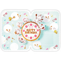 日本ホールマーク ホールマーク お誕生祝いグリーティングカード 立体スヌーピー ケーキを囲んで 843991 1セット(6枚)（直送品）