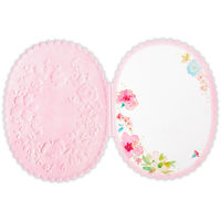 日本ホールマーク ホールマーク サンキューグリーティングカード カット・リボンピンクフラワー 844066 1セット(6枚)（直送品）