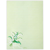 日本ホールマーク ホールマーク 便箋 スズランブーケ 844394 1セット(6冊)（直送品）