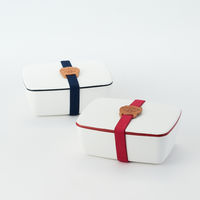 シンプルで洗いやすい弁当箱 紺 約600ml AKOMEYA TOKYO/アコメヤ