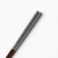 ラインリム箸 22.5cm グレー AKOMEYA TOKYO/アコメヤ