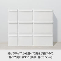 吉川国工業所 組み合わせて使える収納ケース スリムM AW MOS-01L_AW 1個