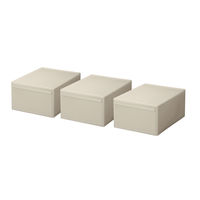 吉川国工業所 組み合わせて使える収納ケース ワイドM3個組 Be MOS-03L*3P_Be 1セット