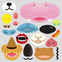 アーテック かおシールブック どうぶつ 21601 1個