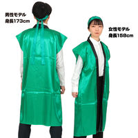 アーテック ソフトサテンロングハッピ Ｌ 緑（ハチマキ付） 18446 1個