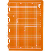 ナカバヤシ 折りたたみカッティングマットA4 オレンジ CTMO-A4OR 1セット(1個×5)
