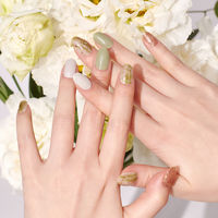 EDGEU（エッジユー） ハンドOLIVE NUANCE 16枚 ネイルシール アイエスリンク