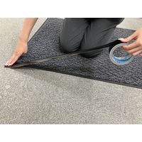 【ガムテープ】 再生PET布テープ 黒 幅50mm×長さ25m No.1605 寺岡製作所 1セット（5巻：1巻×5）