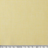 双日ファッション 40sギンガムチェック 小 巾110cm×10m切売カット イエロー B53000Z-103-10M（直送品）