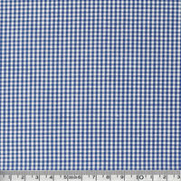 双日ファッション 40sギンガムチェック 小 巾110cm×10m切売カット ブルー B53000Z-105-10M（直送品）