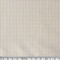 双日ファッション 40sギンガムチェック 小 巾110cm×10m切売カット ベージュ B53000Z-111-10M（直送品）
