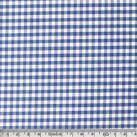 40sギンガムチェック 中 巾110cm×10m切売カット ブルー B53000Z-205-10M 1セット(巾110cm×10（直送品）