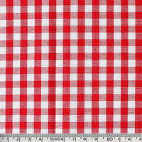 40sギンガムチェック 大 巾110cm×10m切売カット レッド B53000Z-304-10M 1セット(巾110cm×10（直送品）