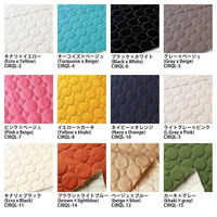 サークルステッチキルティング生地 -サーキュル- グレー×ベージュ 5Mカット CIRQL-5-5M 1セット(5m切売カット)（直送品）