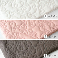 日本紐釦貿易 デザインステッチキルティング生地 ハート ピンク 4Mカット DQL-HEART-2-4M 1セット(4m切売カット)（直送品）