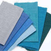 日本紐釦貿易 モーリーむら染生地 巾112cm×4m切売カット ブルー系 KW7190-2-4M 1セット(4m切売カット)（直送品）