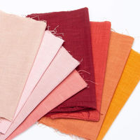 日本紐釦貿易 モーリーむら染生地 巾112cm×2m切売カット 赤系 KW7190-6-2M 1セット(2m切売カット)（直送品）