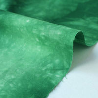 Kathy Mom ラニダイ むら染め 生地 Island Steyle 47 モロカイ グリーン系 巾110cm×7m切売カット MT65（直送品）