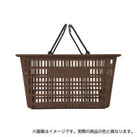 ベストコ　ベストコ 買い物かご バスケット ポリプロピレン製 収納 カーキ　MA-4115　1個